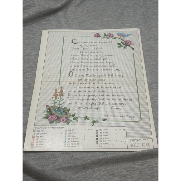 Prayer of St. Francis by Anne Van Wagner Young Leisure Arts Leaflet 332 - Picture 4 of 9